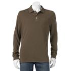 Men's Croft & Barrow&reg; Classic-fit Easy-care Interlock Polo, Size: Xxl, Dark Brown