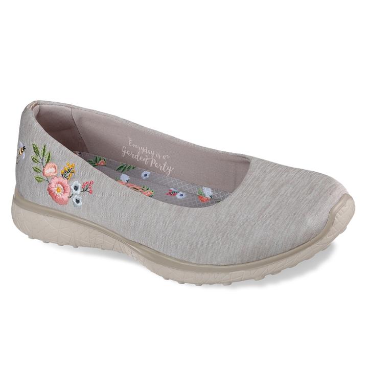 Skechers Microburst Botanical Paradise Women's Flats, Size: 11, Purple