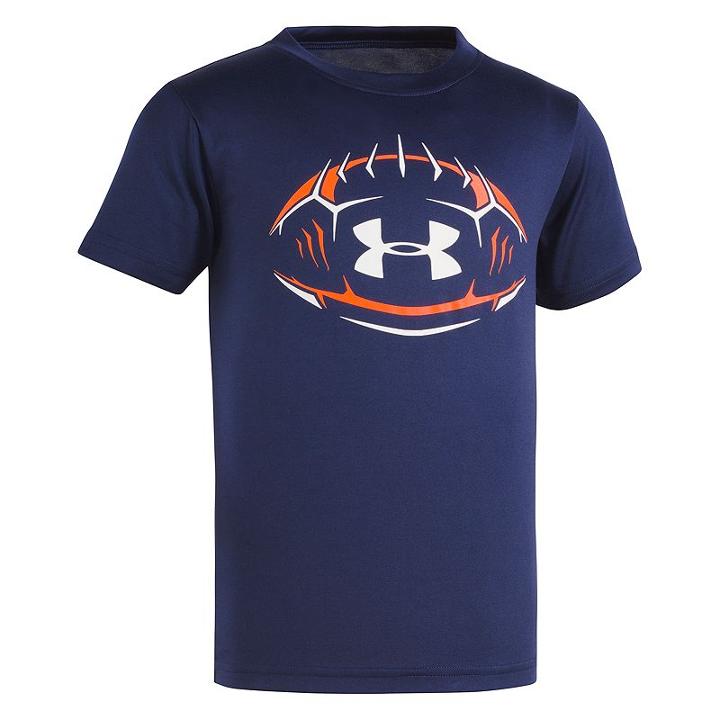 Boys 4-7 Under Armour Football Logo Graphic Tee, Size: 6, Med Blue