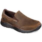 Skechers Calculous Men's Loafers, Size: 12, Dark Brown