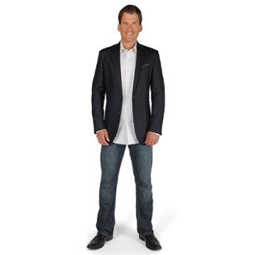 Men's Billy London Slim-fit Sport Coat, Size: 48 Long, Dark Blue