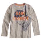 Boys 4-12 Sonoma Goods For Life&trade; Long Sleeved Graphic Tee, Size: 8, Light Grey
