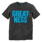 Boys 4-7x Carter's Greatness Graphic Tee, Size: 8, Light Grey