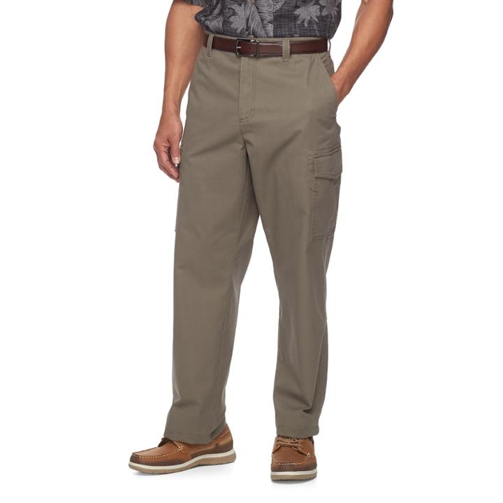 Men's Croft & Barrow&reg; Classic-fit Cargo Pants, Size: 42x32, Med Green