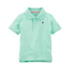 Boys 4-8 Carter's Solid Pastel Polo Shirt, Size: 7, Lt Green