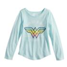 Girls 4-10 Jumping Beans&reg; Wonder Woman Be Strong Be Brave Be Yourself Graphic Tee, Size: 8, Blue