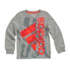 Boys 4-7x Adidas Go-to Sports Player Tee, Boy's, Size: 5, Grey