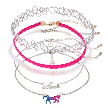 Girls 4-16 Elli By Capelli Love & Horse Choker Necklace Set, Multi
