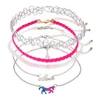 Girls 4-16 Elli By Capelli Love & Horse Choker Necklace Set, Multi