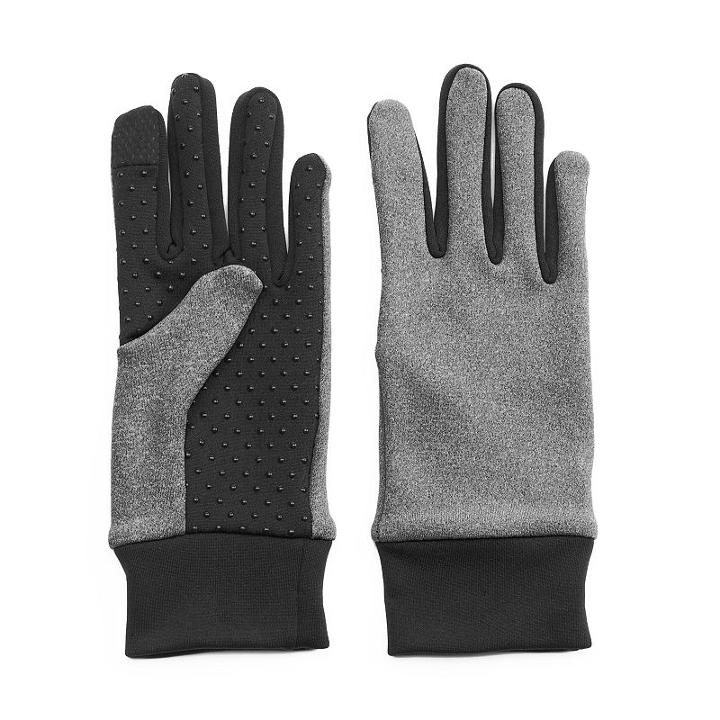 Women's Isotoner Cuffed Performance Tech Gloves, Size: S-m, Dark Grey