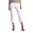 Women's Lee Essential Chino Capris, Size: 12 Avg/reg, White
