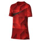 Boys 8-20 Nike Swoosh Base Layer Top, Size: Small, Light Red