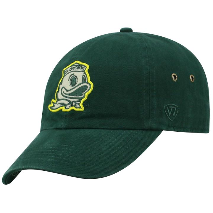 Adult Top Of The World Oregon Ducks Reminant Cap, Men's, Dark Green