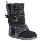 Muk Luks Nevia Women's Sweater Boots, Size: 9, Black
