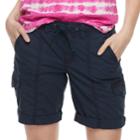 Women's Sonoma Goods For Life&trade; Ultra Breathable Bermuda Shorts, Size: 2, Dark Blue