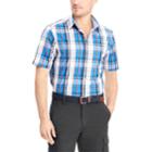 Big & Tall Chaps Easy Care Stretch Shirt, Men's, Size: L Tall, Blue