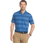 Big & Tall Izod Sportflex Classic-fit Striped Stretch Performance Polo, Men's, Size: 3xl Tall, Blue (navy)