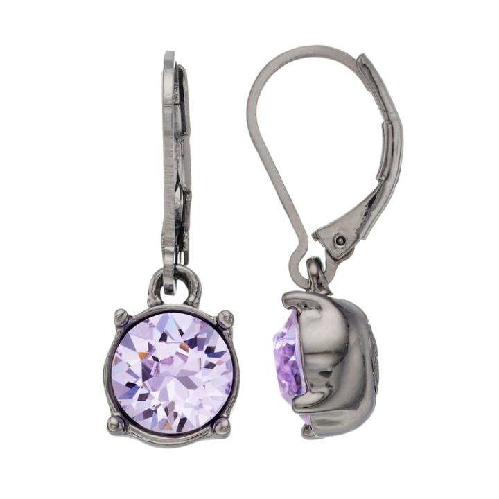 Dana Buchman Round Drop Earrings, Women's, Lt Purple