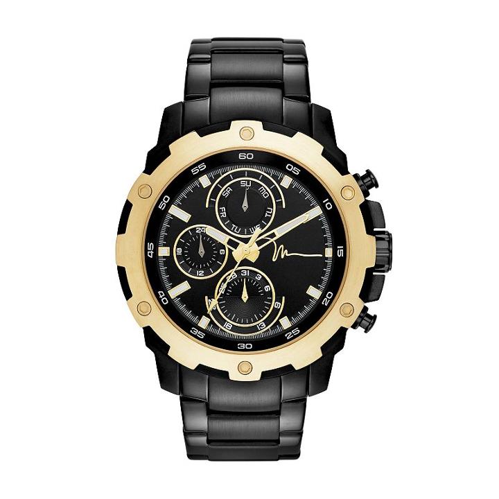 Marc Anthony Men's Stainless Steel Watch, Size: Xl, Black