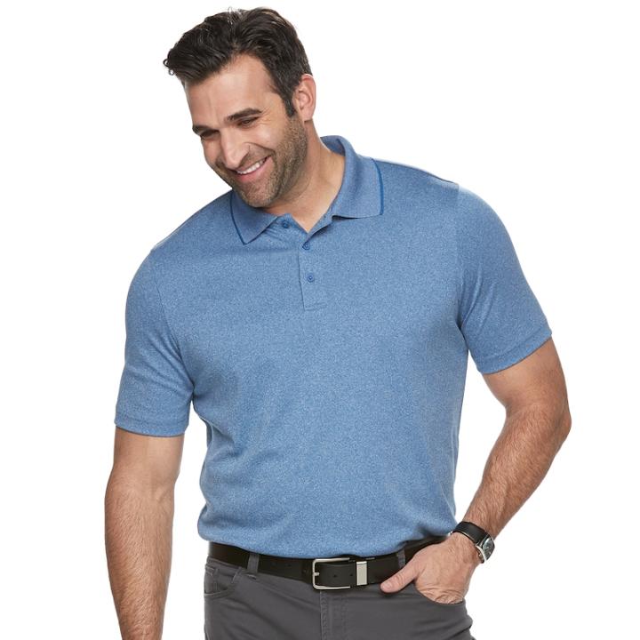 Big & Tall Croft & Barrow&reg; Classic-fit Performance Polo, Men's, Size: 3xb, Blue