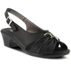 Spring Step Champeta Women's Slingback Sandals, Size: 35, Black