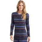 Women's Cuddl Duds Softwear Crewneck Top, Size: Xlrg Av/rg, Drk Purple