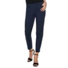 Women's Apt. 9&reg; Bistretch Midrise Ankle Pants, Size: 14, Dark Blue