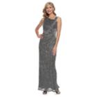 Women's Chaya Asymmetrical Evening Gown, Size: 12, Grey (charcoal)