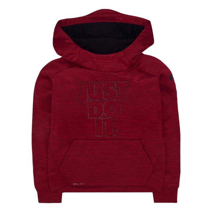 Boys 4-7 Nike Just Do It. Thermal Dri-fit Pullover Hoodie, Size: 4, Red Other