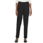Women's Cathy Daniels Pull-on Straight Leg Pants, Size: Large, Grey (charcoal)