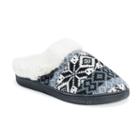 Muk Luks Women's Knit Clog Slippers, Size: Large, Black
