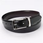 Croft & Barrow&reg; Reversible Padded Faux-leather Belt, Men's, Size: 42, Black