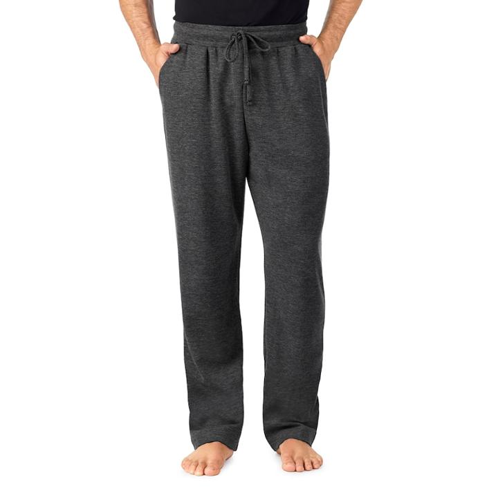 Men's Cuddl Duds Lounge Pants, Size: Large, Med Grey
