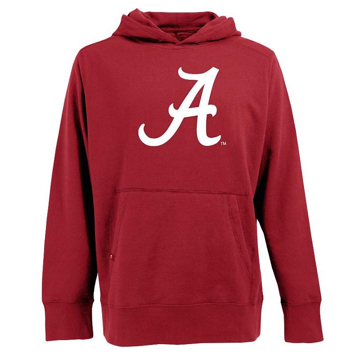 Men's Alabama Crimson Tide Signature Pullover Fleece Hoodie, Size: Xxl, Red