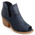 Journee Collection Alaric Women's Ankle Boots, Size: Medium (12), Blue (navy)
