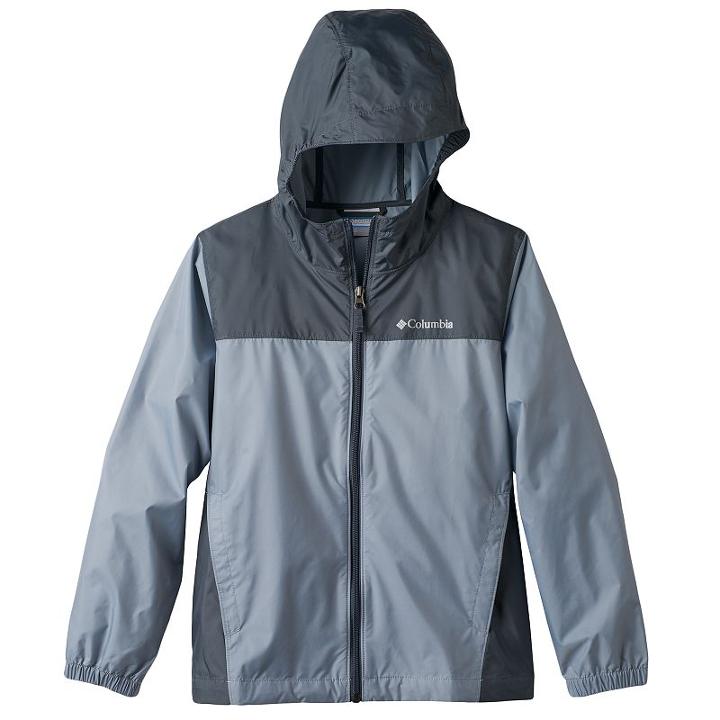 Boys 8-20 Columbia Colorblock Rain Jacket, Boy's, Size: Xl, Med Grey