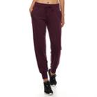 Women's Tek Gear&reg; French Terry Jogger Pants, Size: Xs, Drk Purple