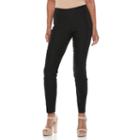 Women's Apt. 9&reg; Pull-on Skinny Dress Pants, Size: 6, Black