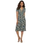 Women's Croft & Barrow&reg; Surplice Dress, Size: Xs, Dark Blue