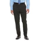 Men's Apt. 9&reg; Premier Flex Slim-fit Flat-front Black Suit Pants, Size: 33x32