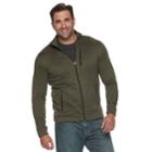 Big & Tall Sonoma Goods For Life&trade; Modern-fit Supersoft Sweater Fleece Full-zip Jacket, Men's, Size: L Tall, Med Brown