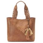 Sonoma Goods For Life&trade; Bernadette Beaded Tassel Tote, Women's, Red/coppr (rust/coppr)