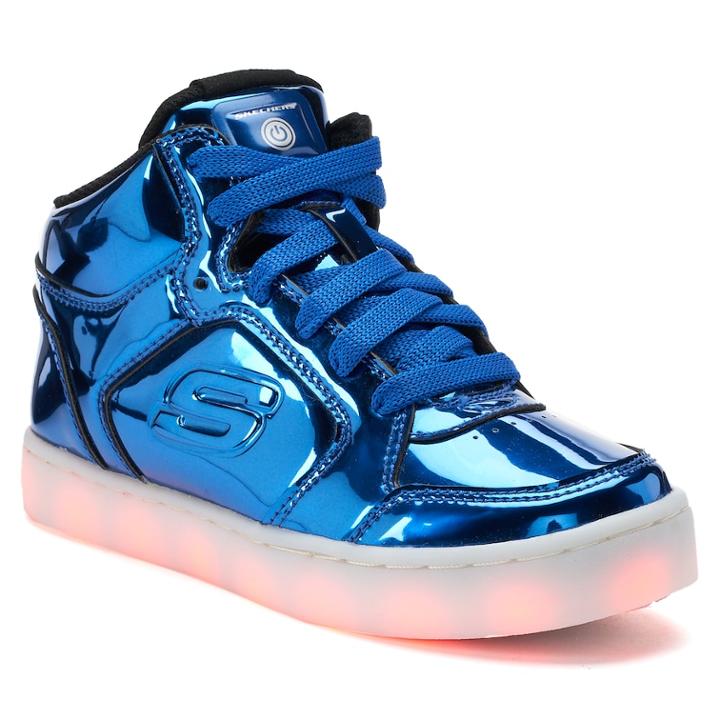 Skechers Energy Lights Kid's Shoes, Kids Unisex, Size: 6, Brt Blue