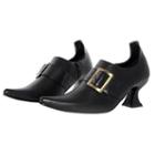 Witch Shoes - Adult, Size: 9, Black, Durable
