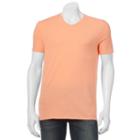 Big & Tall Apt. 9 Core Solid V-neck Tee, Men's, Size: Xl Tall, Lt Orange