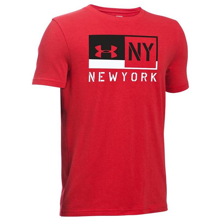 Boys 8-20 Under Armour New York Performance Tee, Boy's, Size: Large, Red