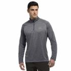 Men's Copper Fit Quarter-zip Pullover, Size: Xl, Grey (charcoal)