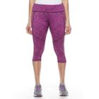 Plus Size Tek Gear&reg; Space-dyed Capris, Women's, Size: 1xl, Brt Pink