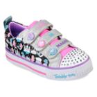 Skechers Twinkle Toes Twinkle Lite Miss Magical Girls' Light Up Shoes, Size: 1, Dark Beige