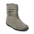 So&reg; Layne Girls' Ankle Boots, Size: 12, Med Grey